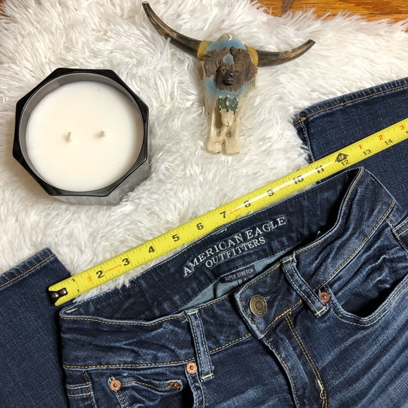 American Eagle straight leg denim blue jeans - Picture 4 of 6